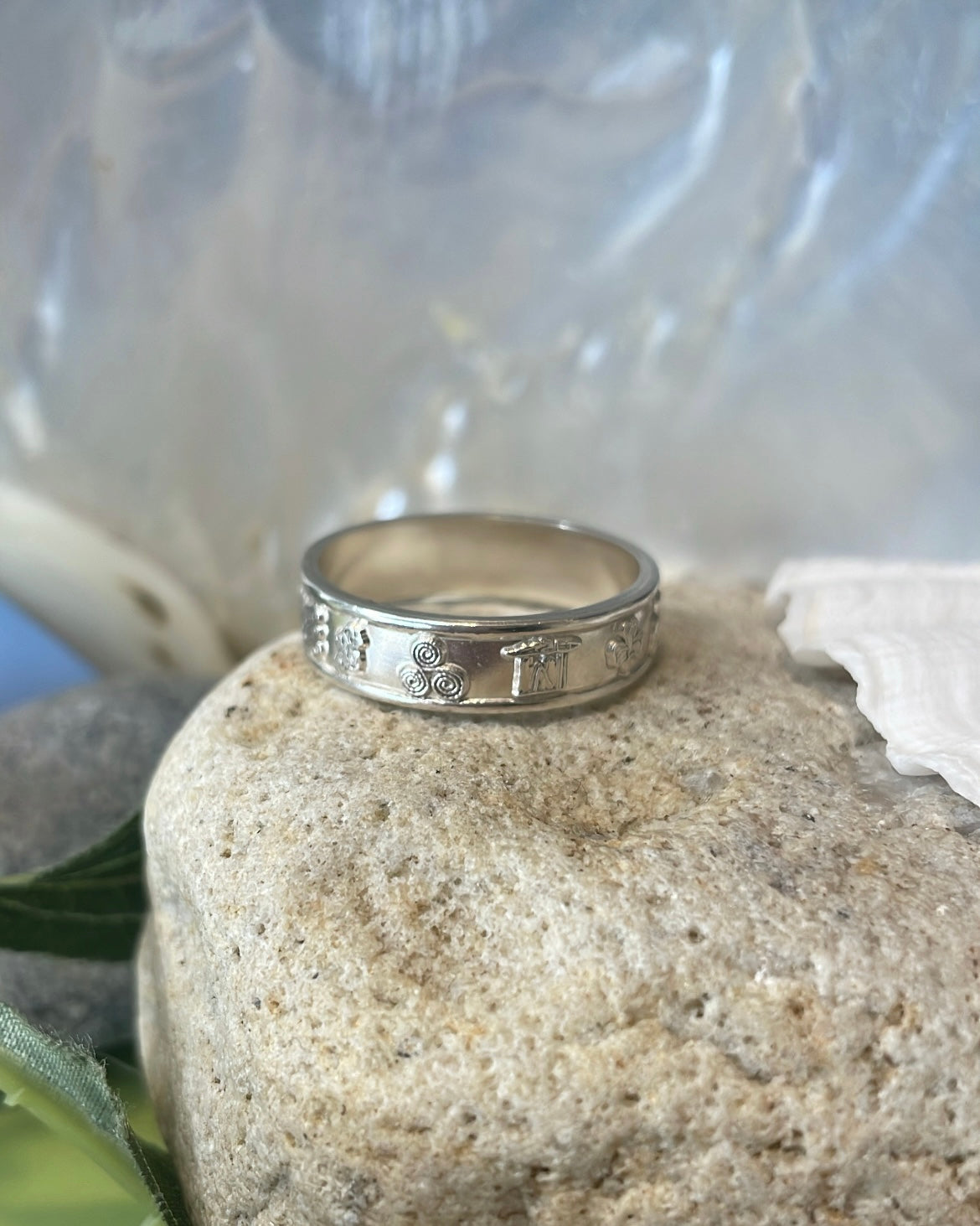 Sterling Silver Ring of Ireland Slim