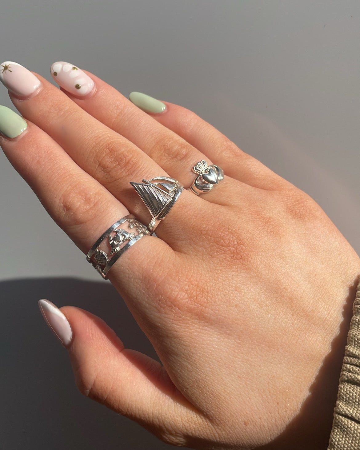 Sterling Silver Galway Hooker Ring