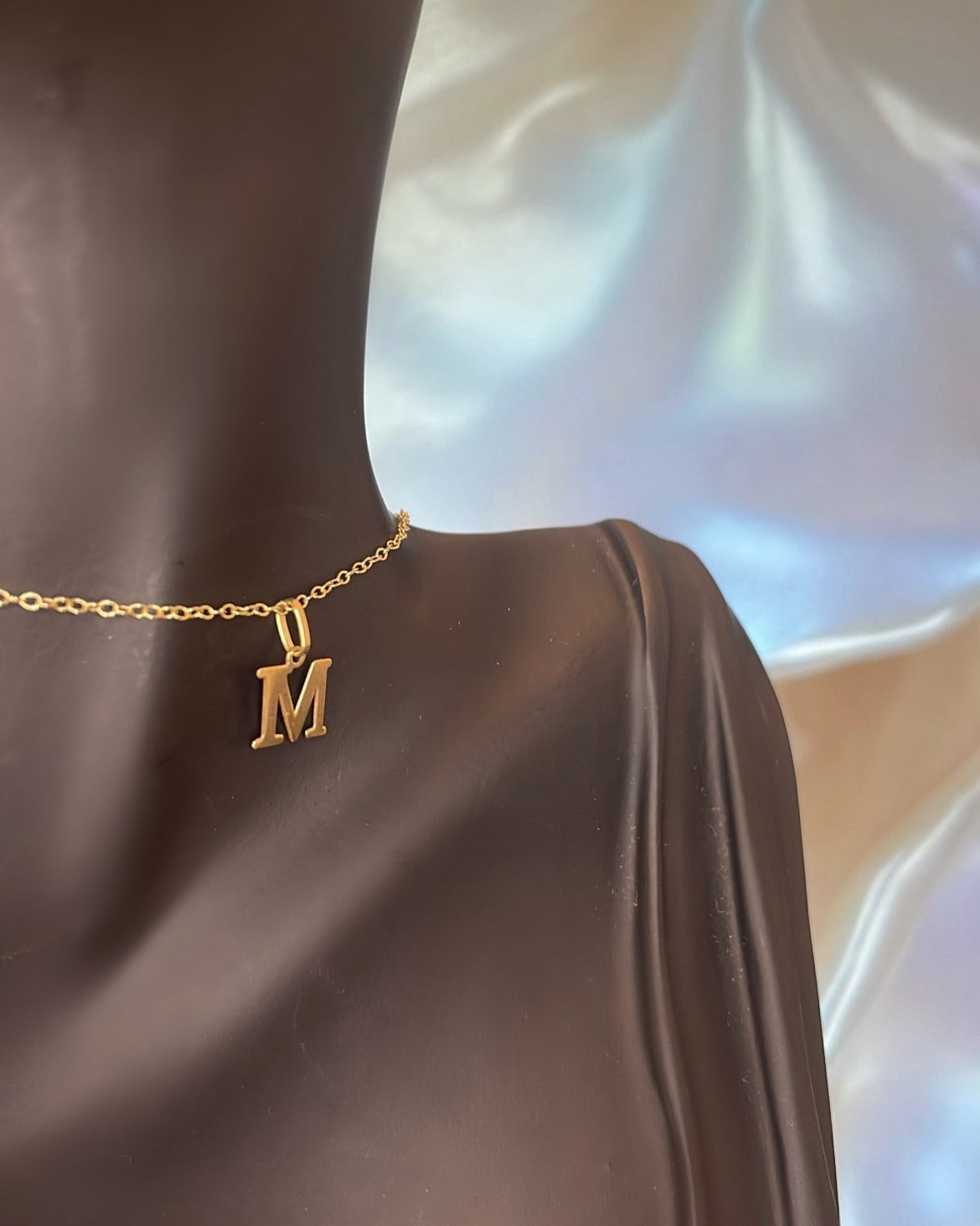 9ct Yellow Gold initial Pendant