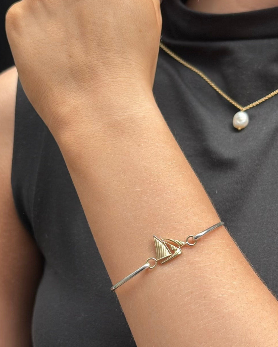 The Mini Galway Hooker Bangle