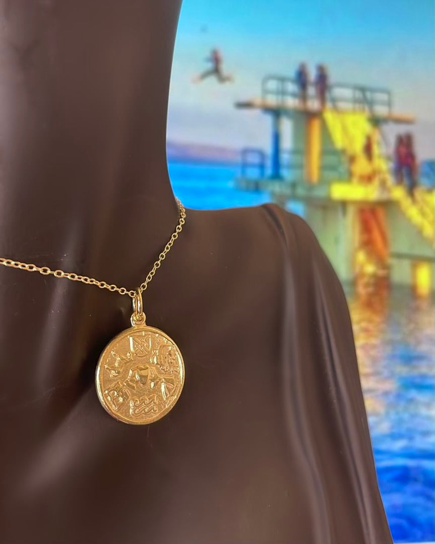 The Story of Galway 9ct Yellow Gold Pendant