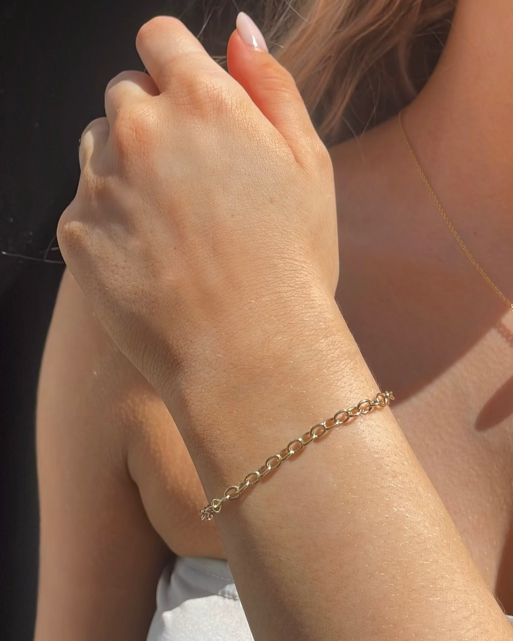 9ct Yellow Gold Chain Bracelet