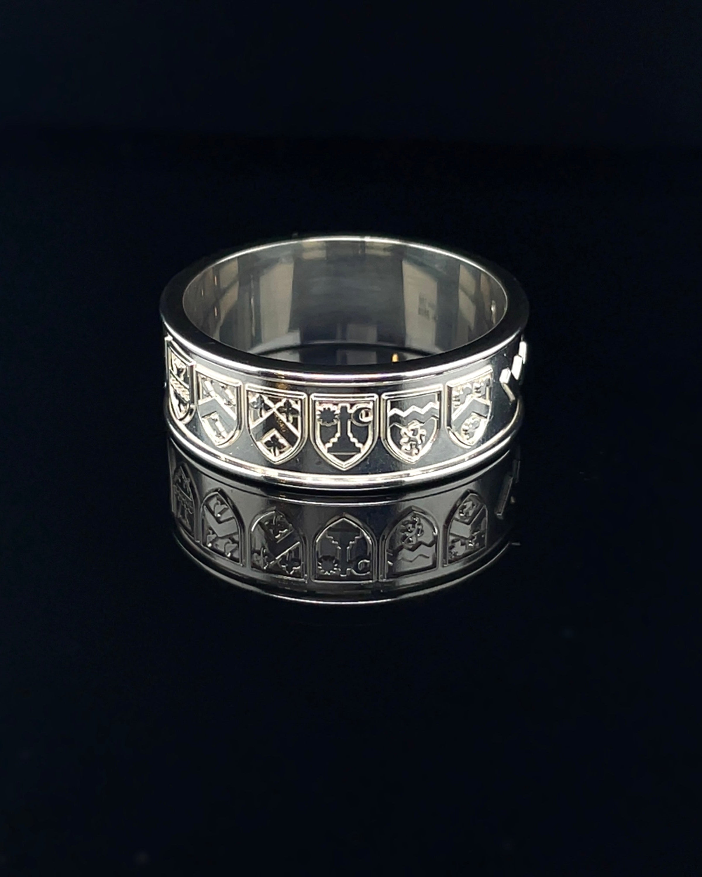 The 14 Tribes of Galway Sterling Silver Band