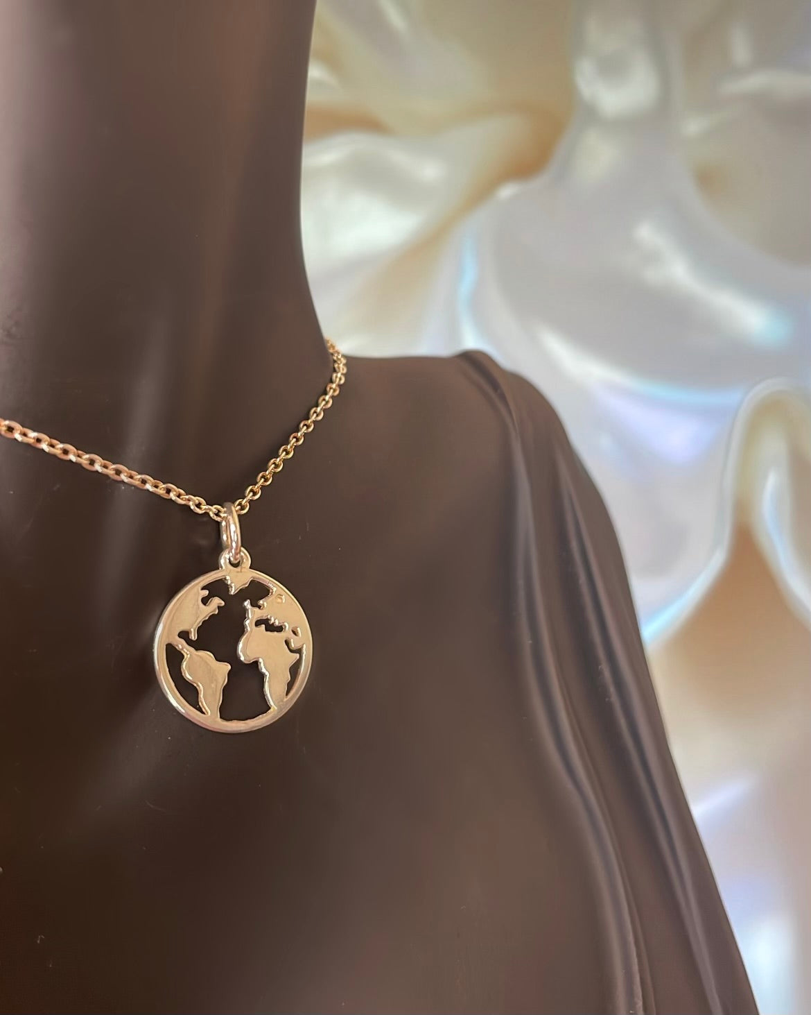 Sterling Silver Globe Pendant