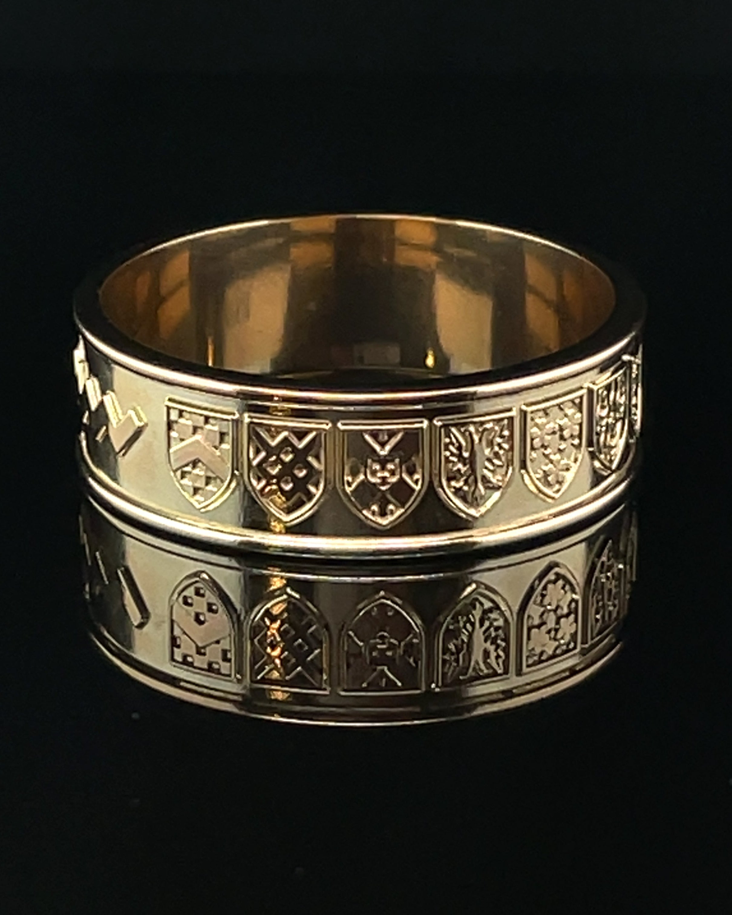 The 14 Tribes of Galway 9ct Yellow Gold Band