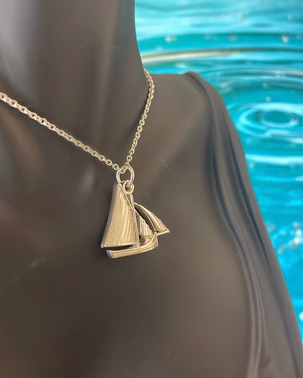 Galway Hooker Sterling Silver Pendant