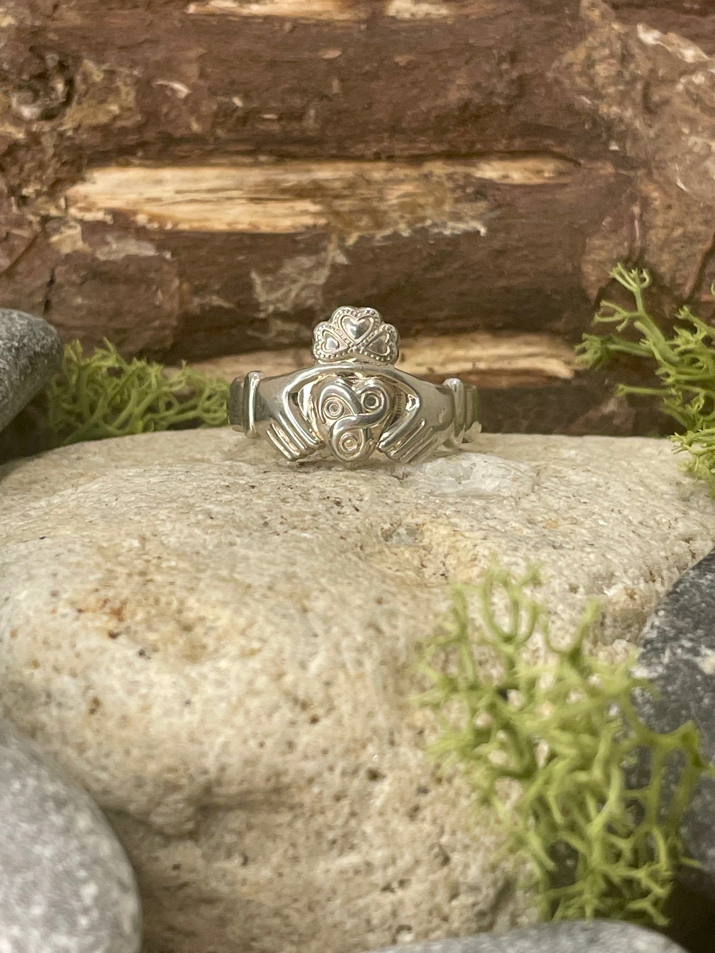 Sterling Silver Claddagh Millenium ‘Trinity’ Ring