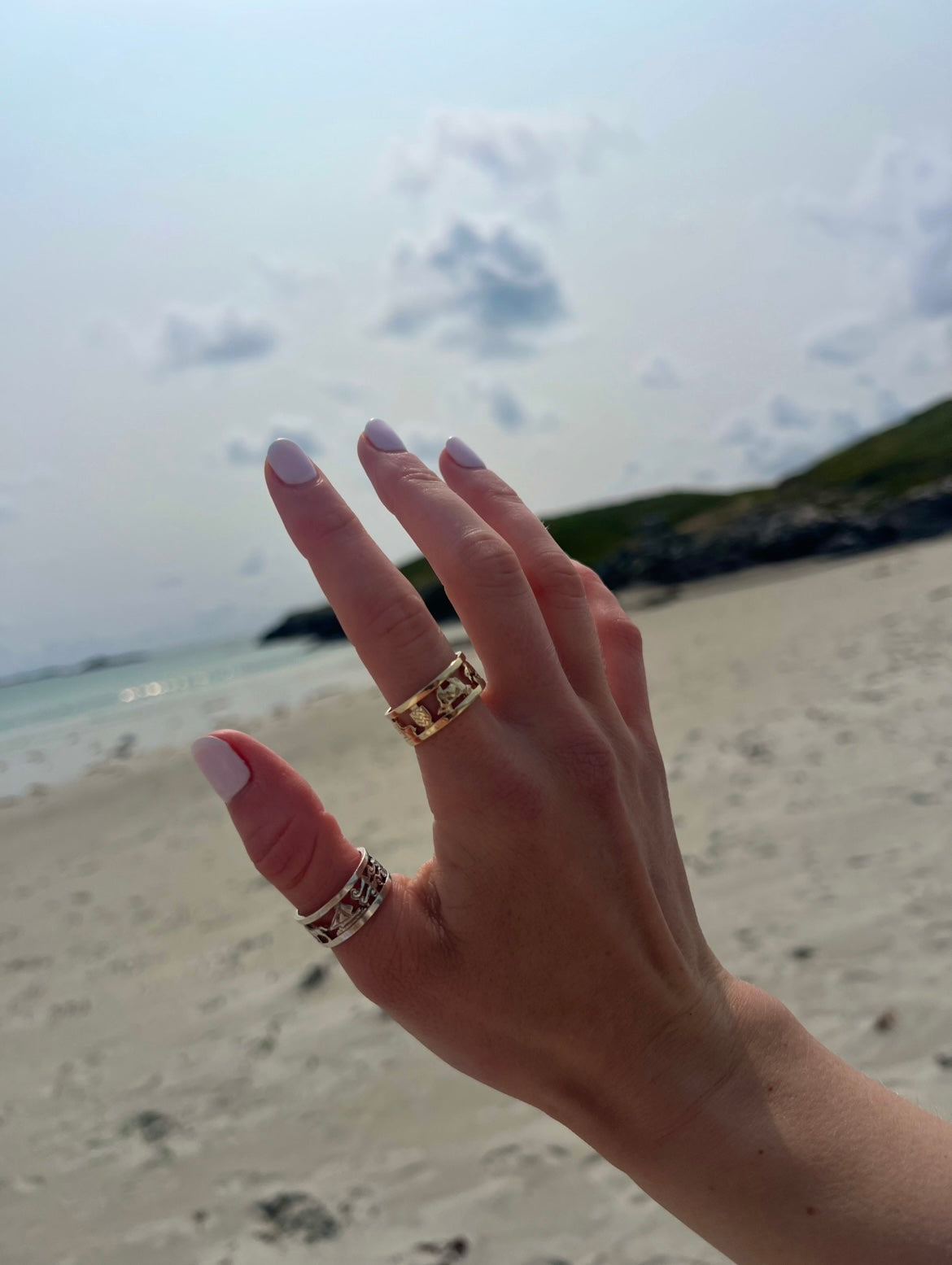 The Story of Galway Open Back 9ct Gold Ring