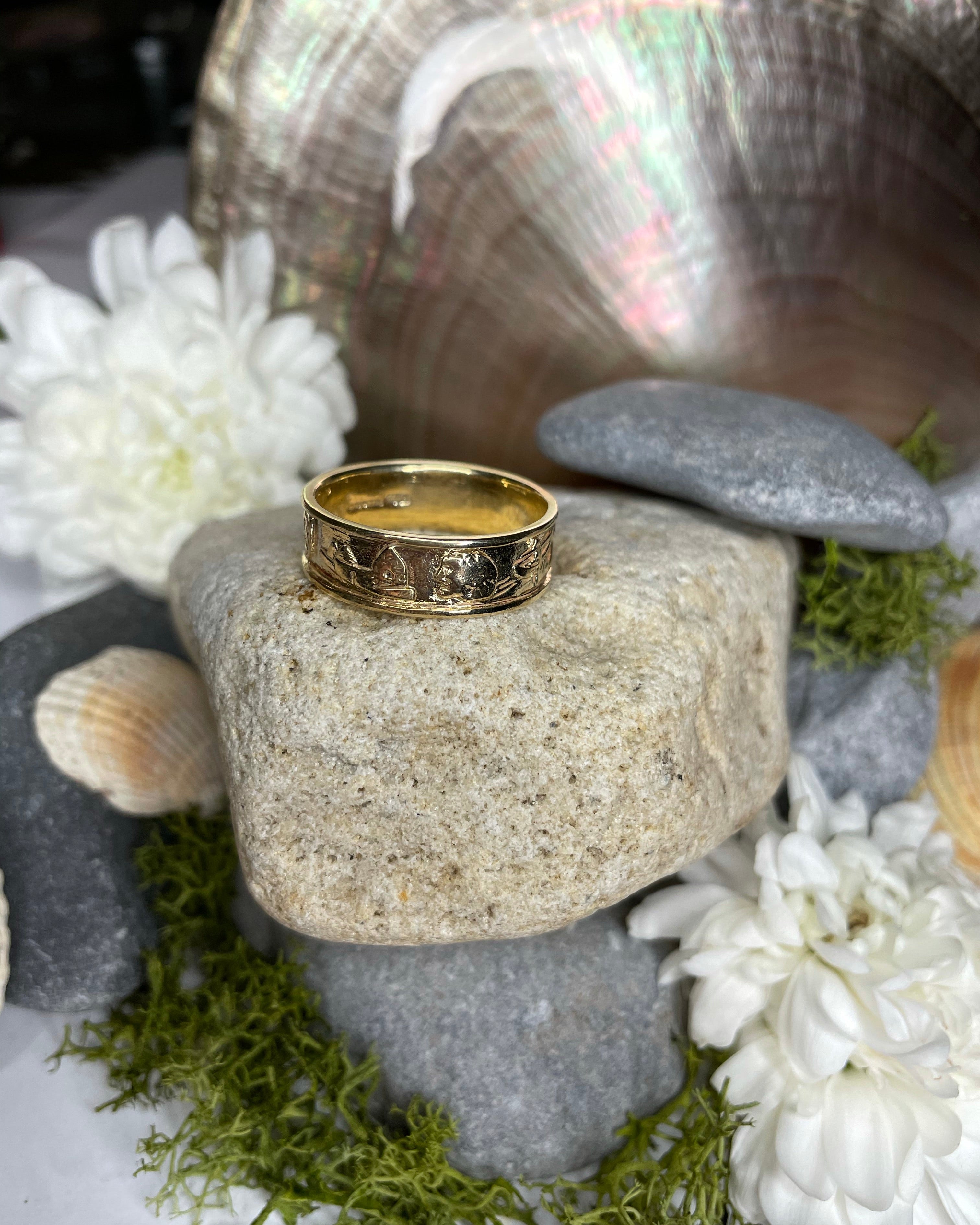 Story of Mayo 9ct Yellow Gold Ring