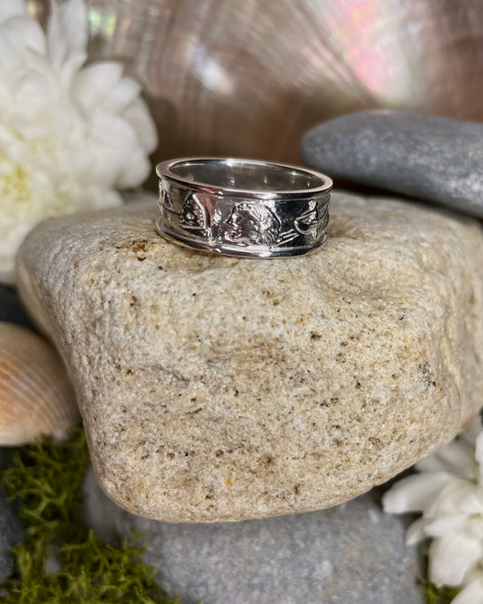 Story of Mayo Sterling Silver Ring