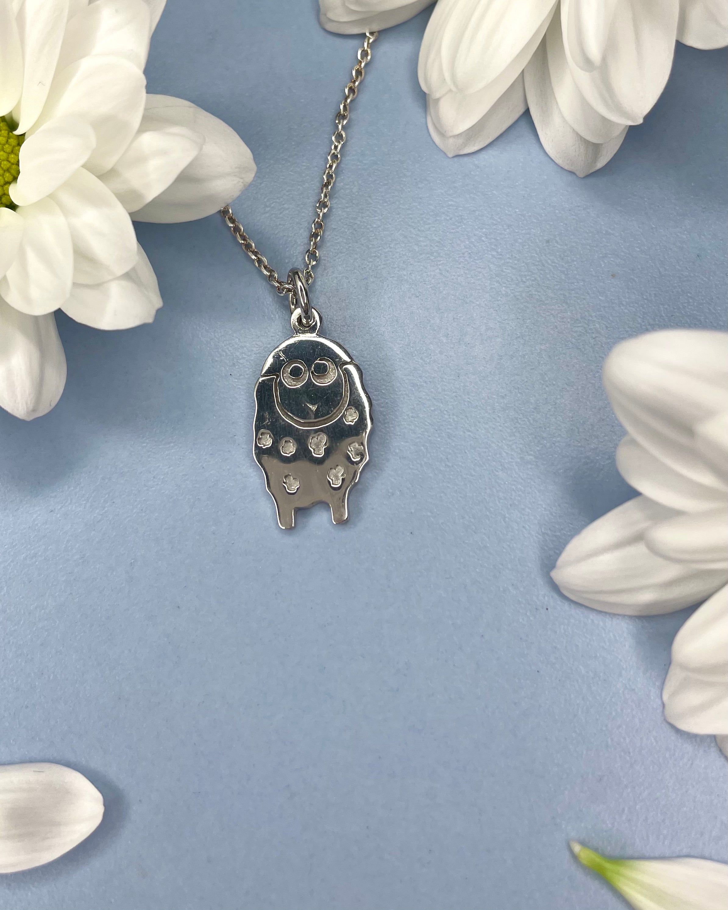 Irish Sheep Sterling Silver Pendant