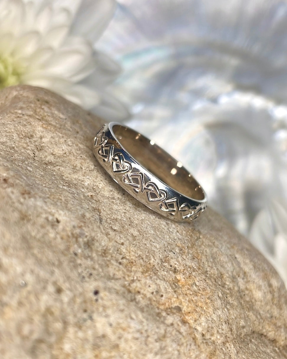 Heart Celtic Knot Ring