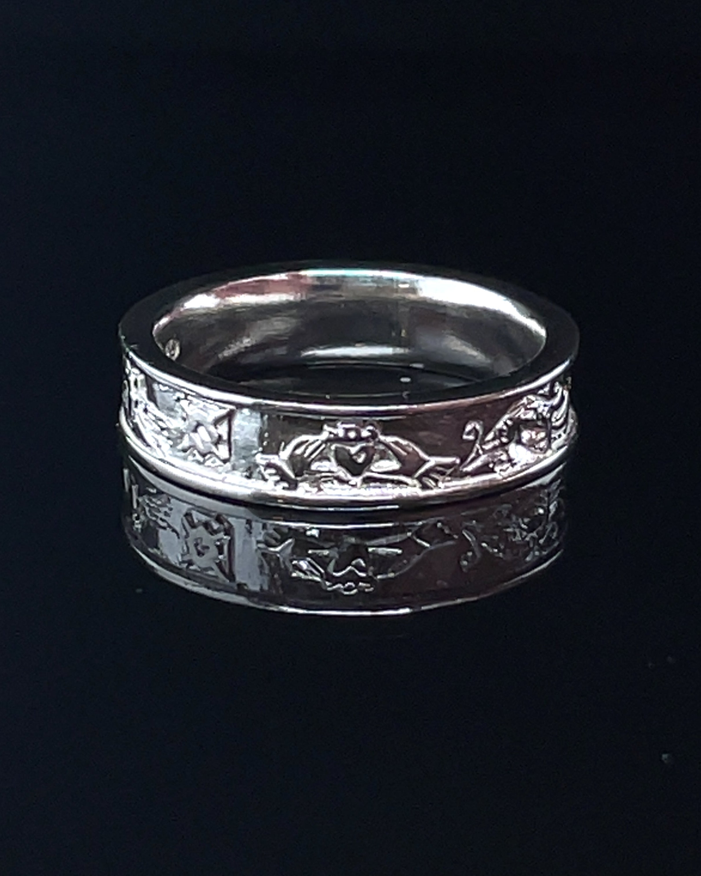 The Story of Galway Slim Sterling Silver Ring