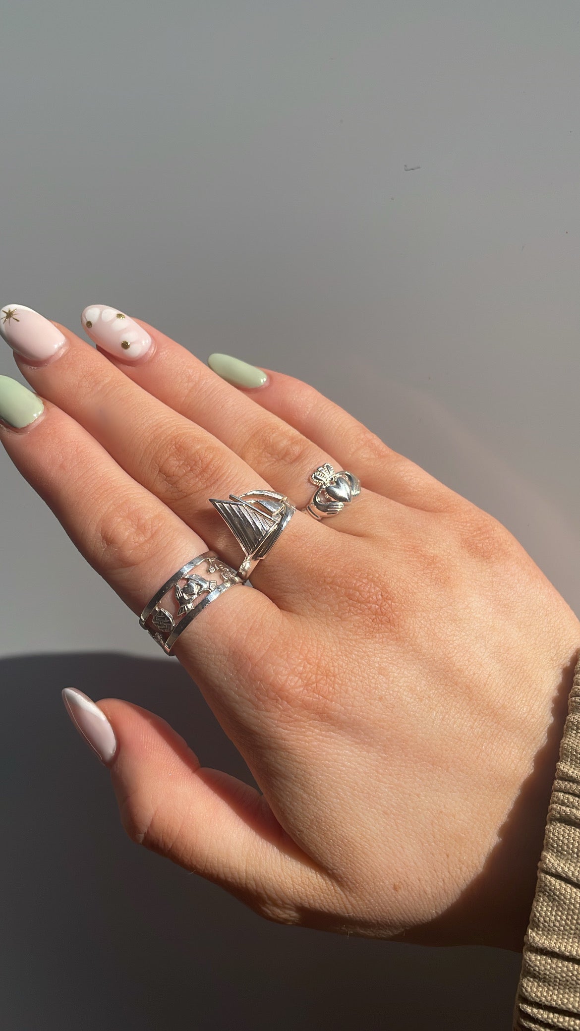 Sterling Silver Galway Hooker Ring