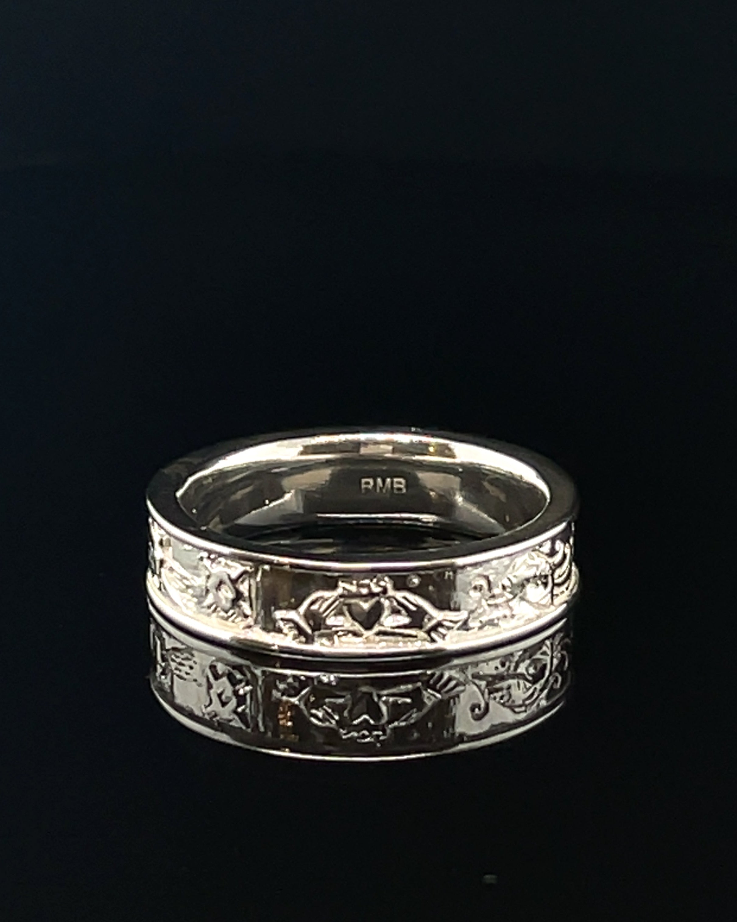 The Story of Galway Slim Sterling Silver Ring