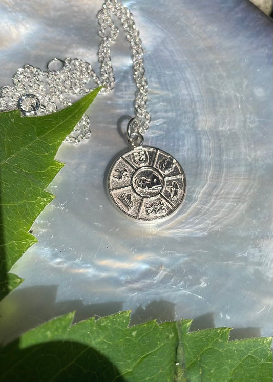 Story of Mayo Sterling Silver Closed-Back Pendant