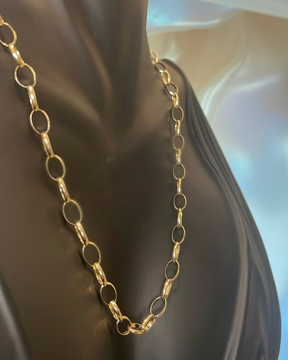 9ct Yellow Gold Large Link Chain