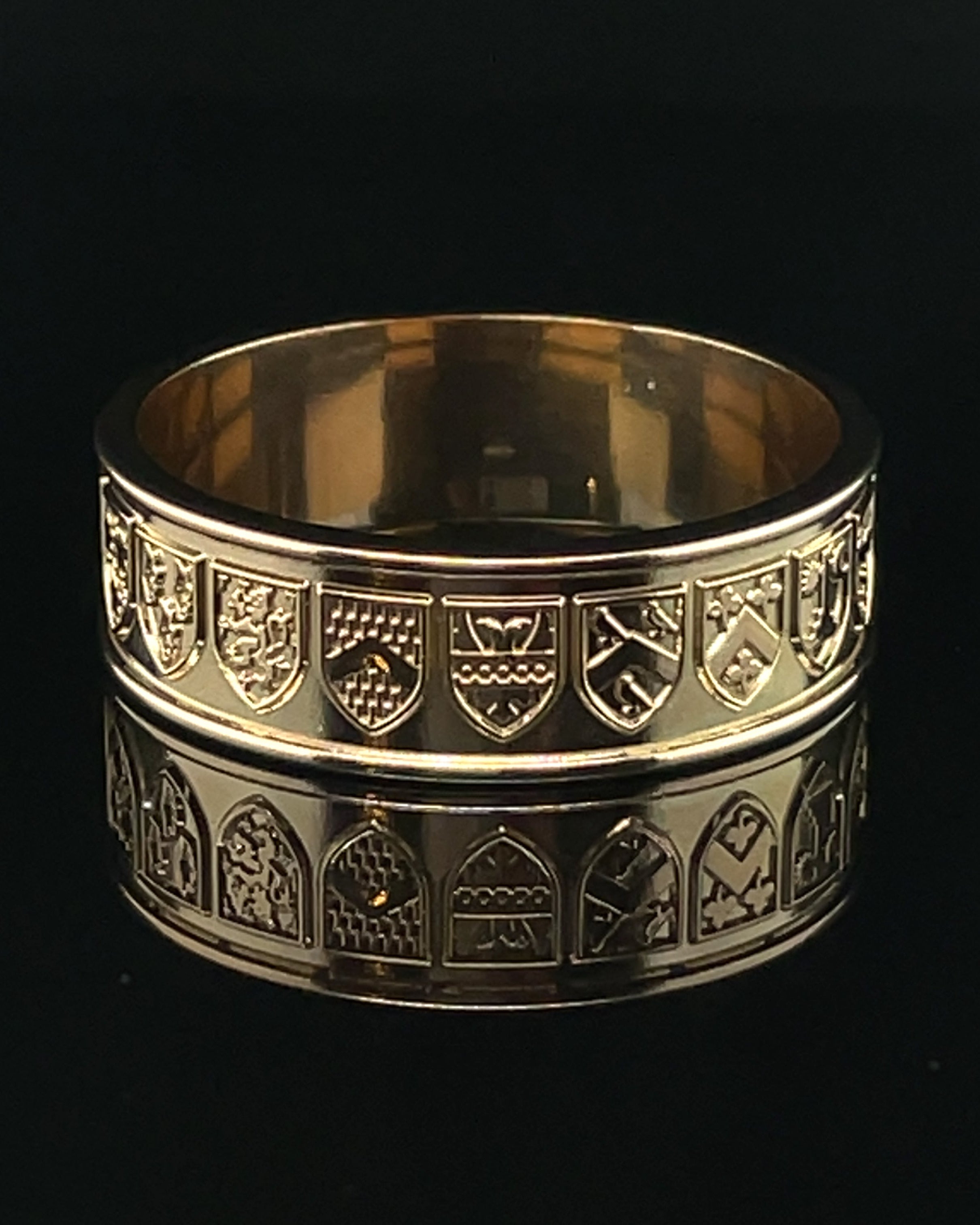 The 14 Tribes of Galway 9ct Yellow Gold Band