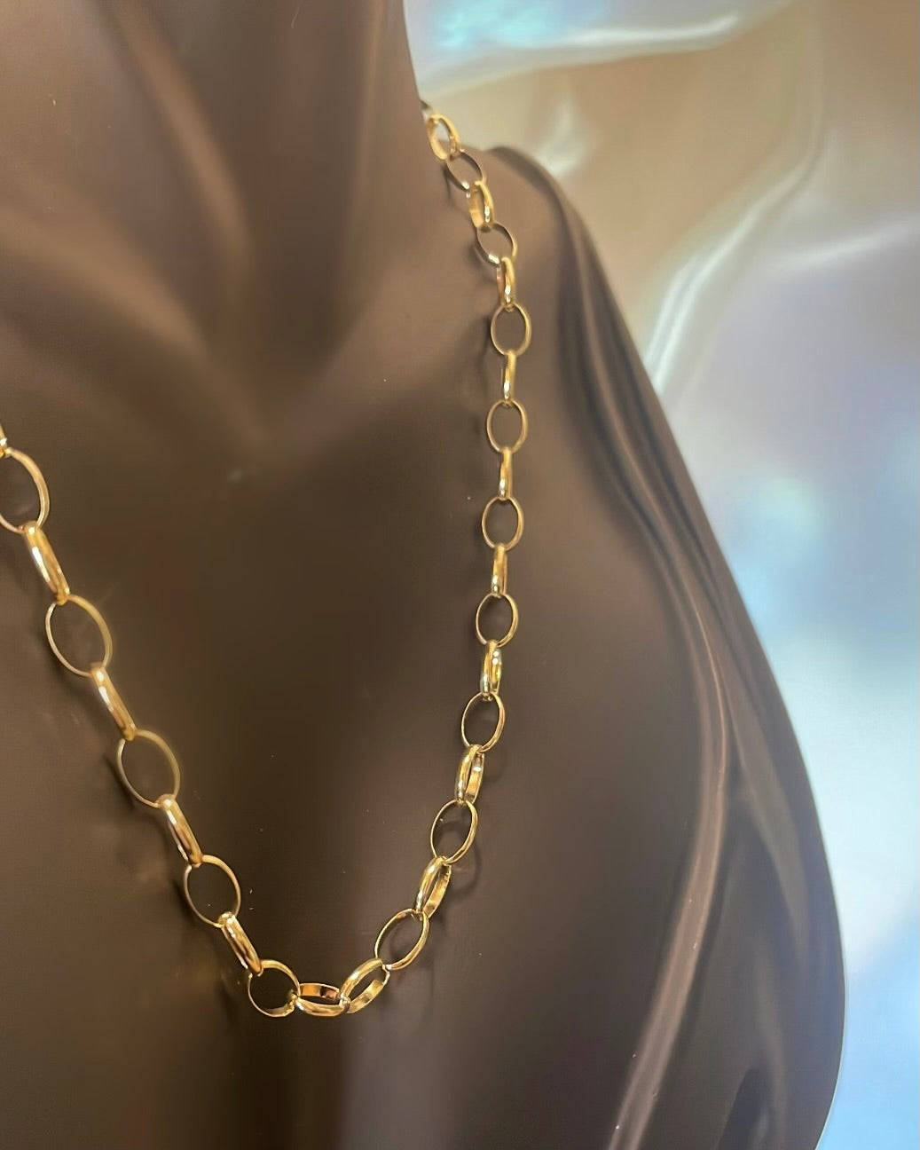 9ct Yellow Gold Large Link Chain