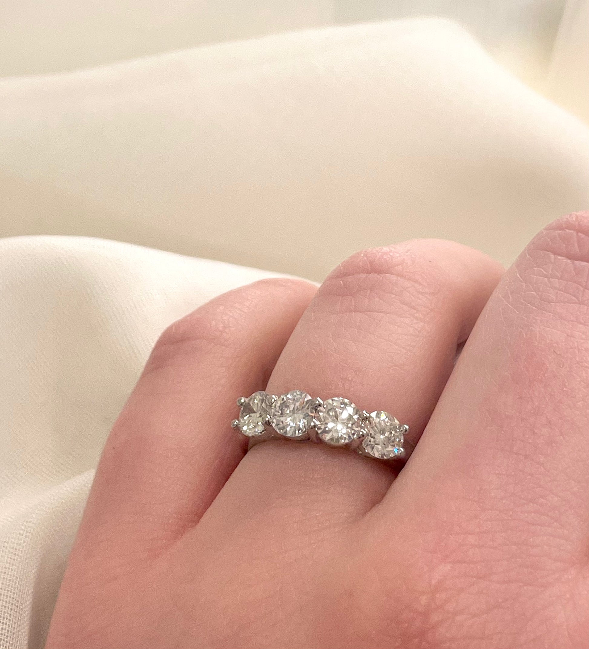 Four stone 2025 diamond ring