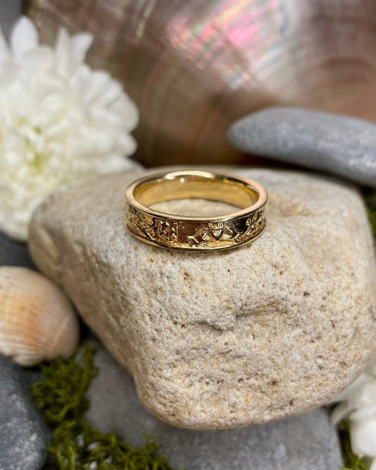 Story of Galway Slim 9ct Ring