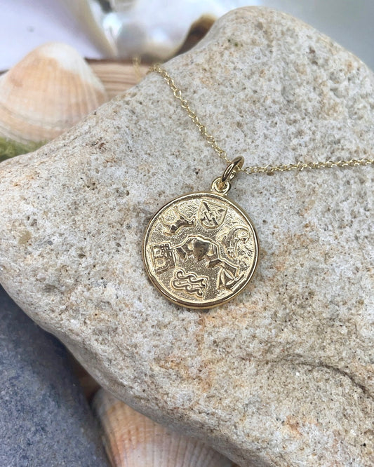 Story of Galway 9k Gold Pendant