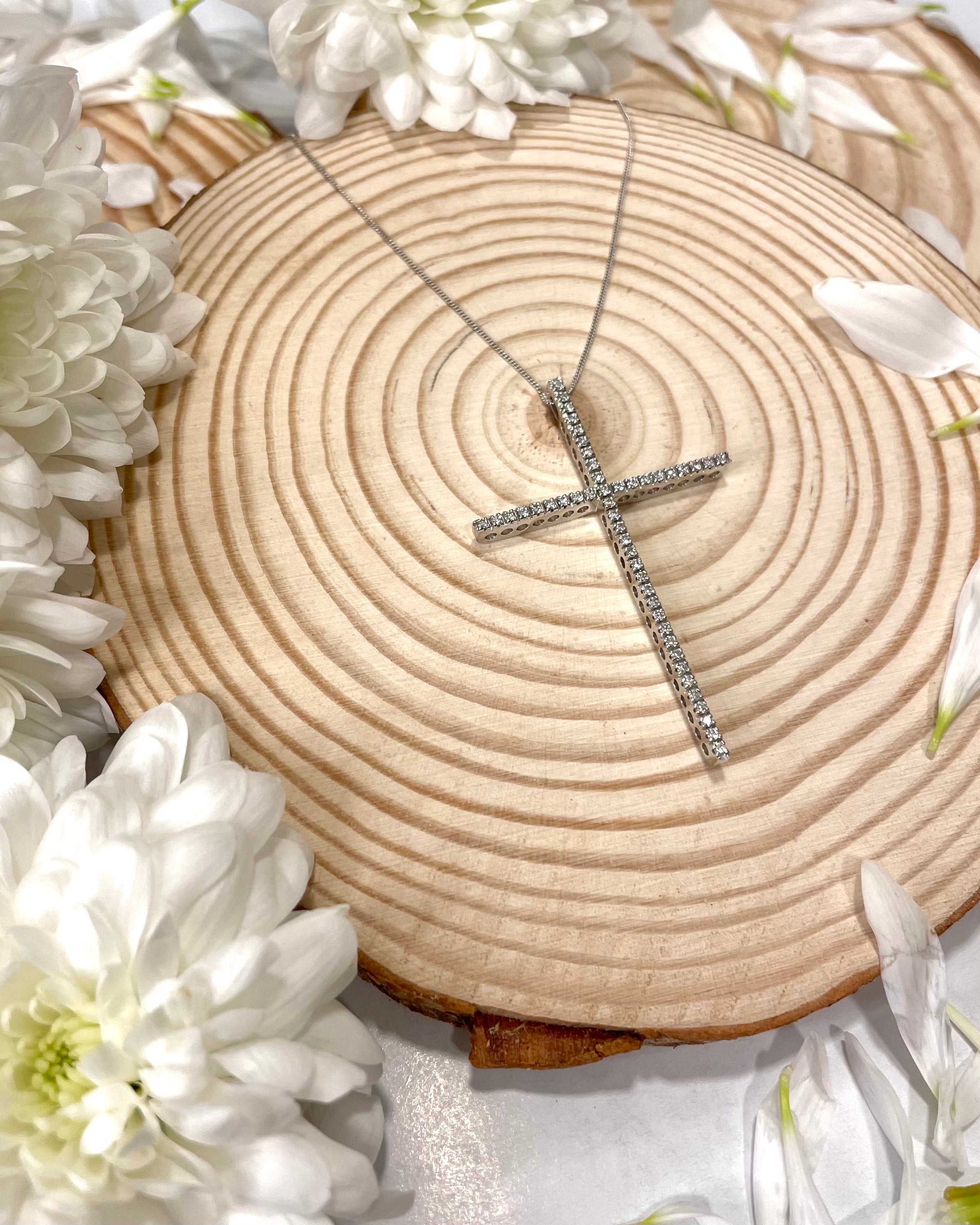 18ct Large Cross