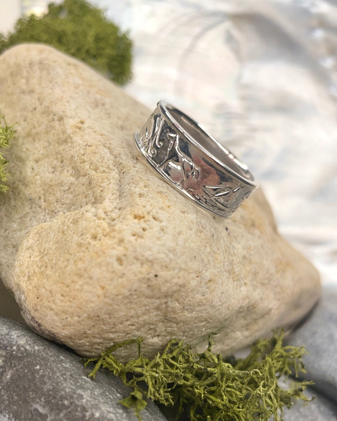 Story of Galway 9ct White Gold Ring