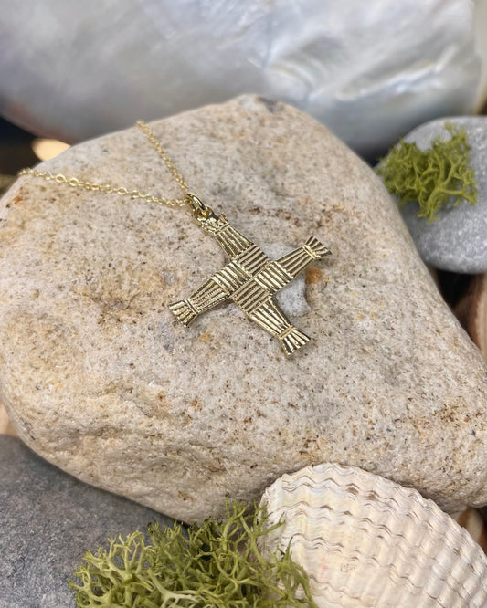 9ct Gold St Bridget’s Cross Pendant