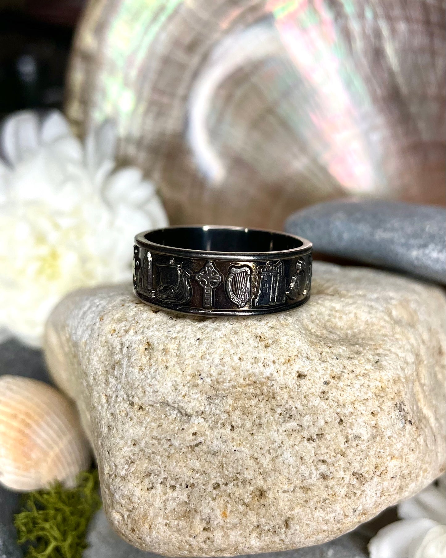 Ring of Ireland Black Rhodium