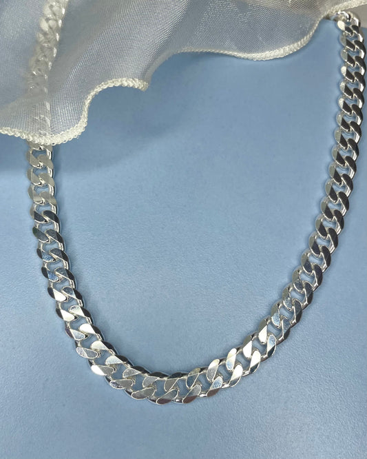 Gent's Sterling Silver Curb Chain