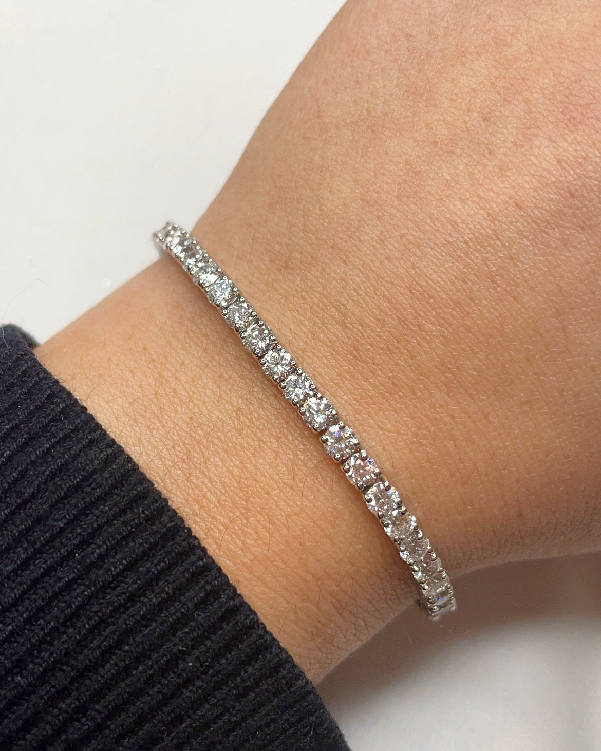 18ct Lab Grown Diamond Tennis Bracelet