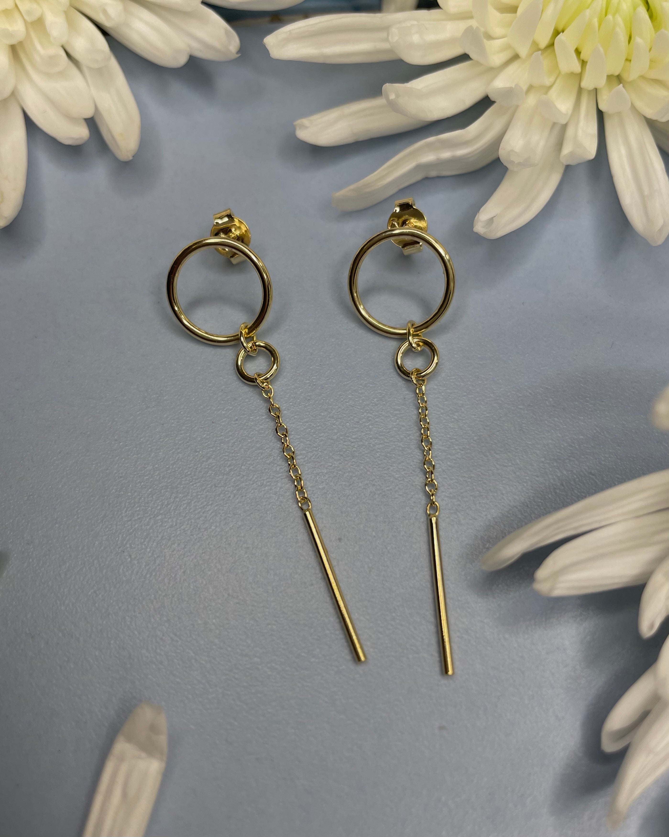 Asymmetric Drop Earrings Crystal CZ Flower and Yellow Pearl Drop Earrings  Korean Earrings Gold Chain Drop Earrings - Etsy | Beaded earrings, Princess  jewelry, Fancy jewellery