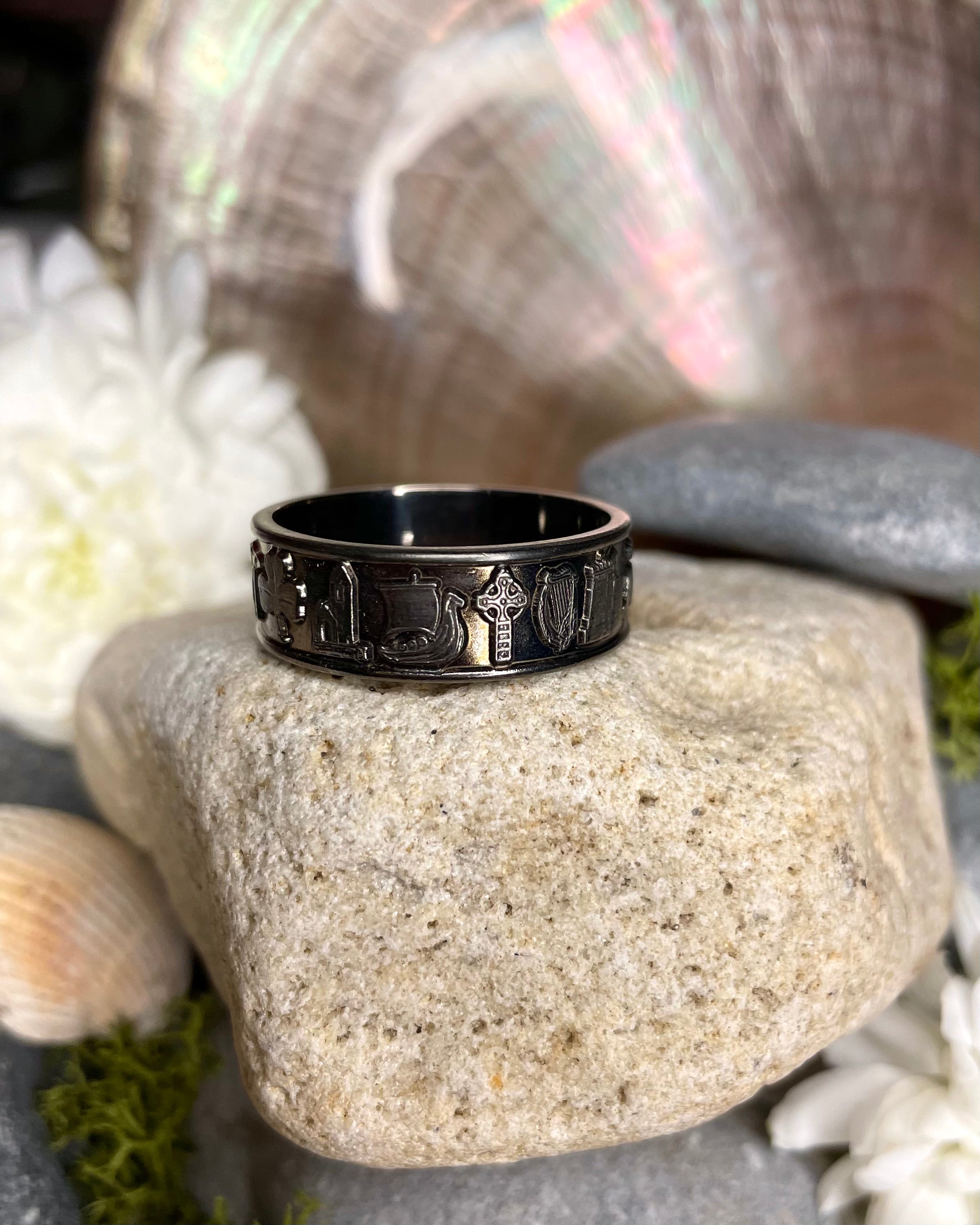 Ring of Ireland Black Rhodium