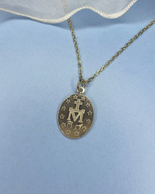 9ct Miraculous Medal Pendant