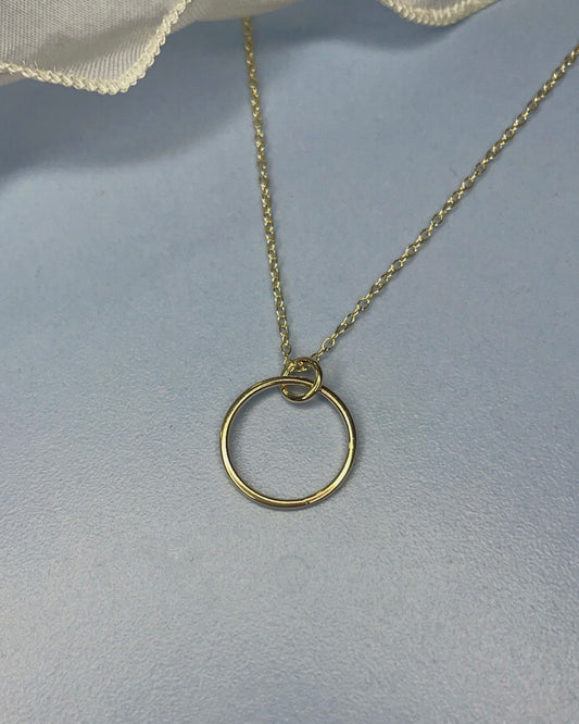 9ct Everlasting Circle Pendant