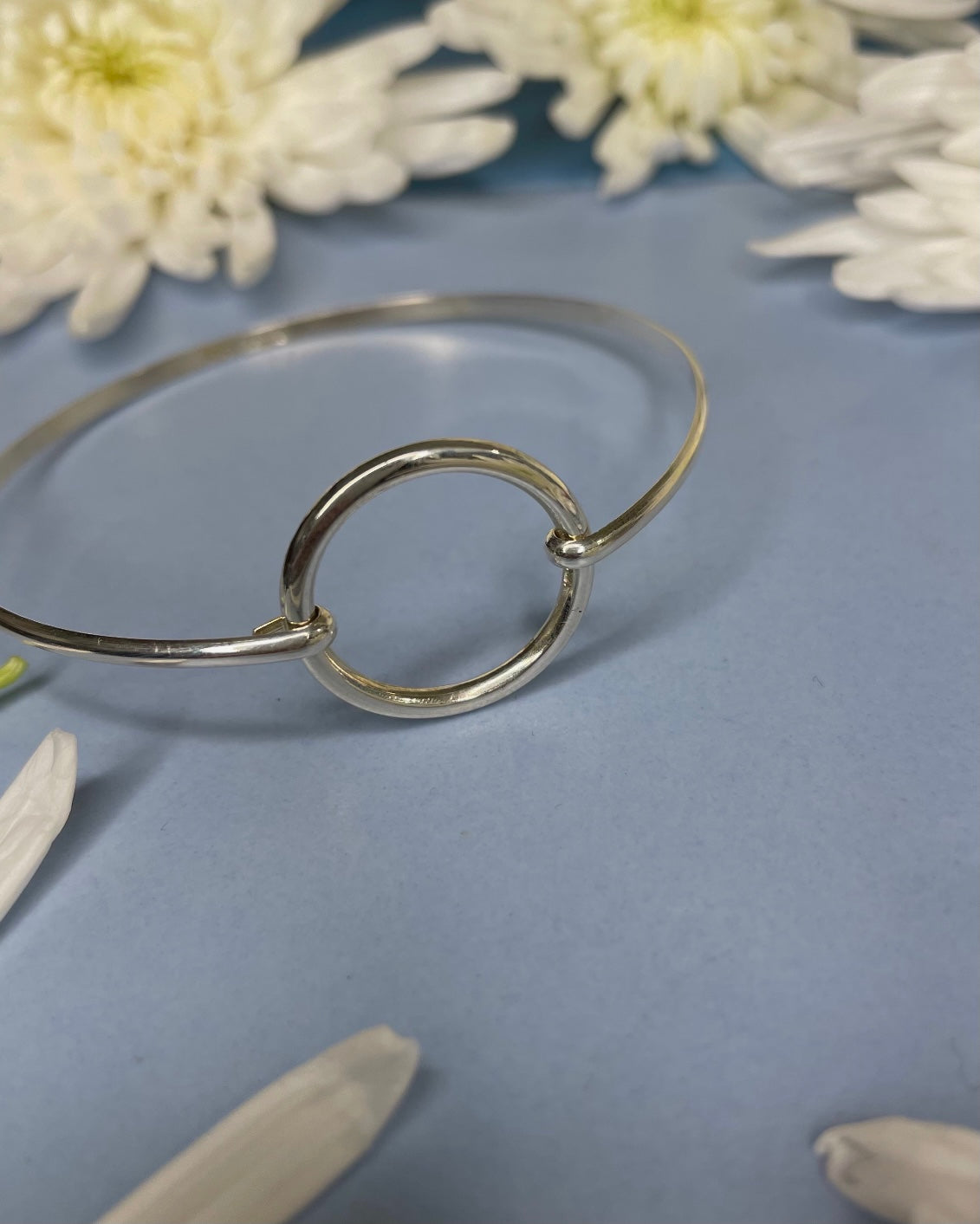 Sterling Silver Circle Bangle