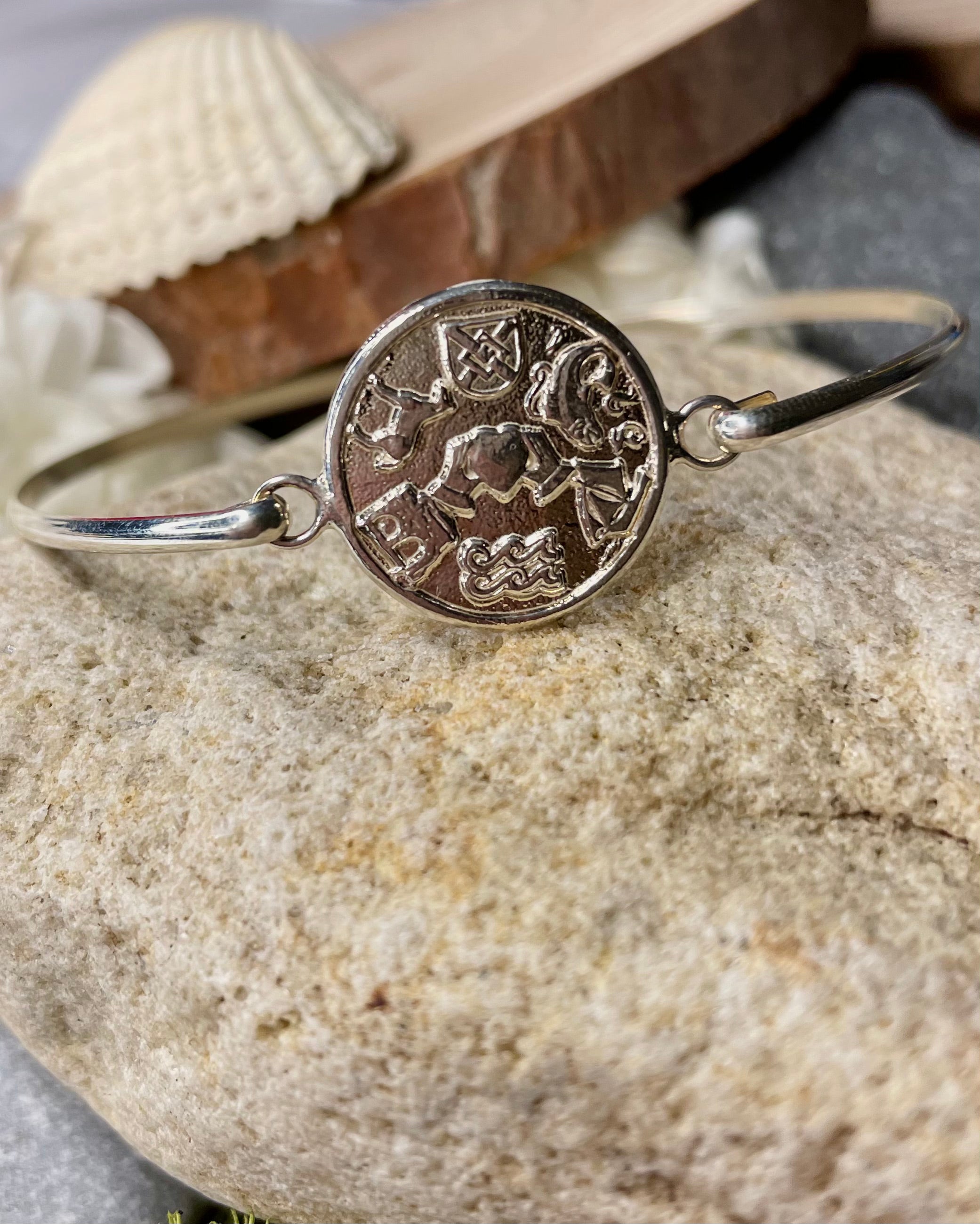 Story of Galway Sterling Silver Bangle